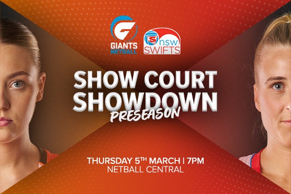 GIANTS Netball v NSW Swifts Pre-Season 2026